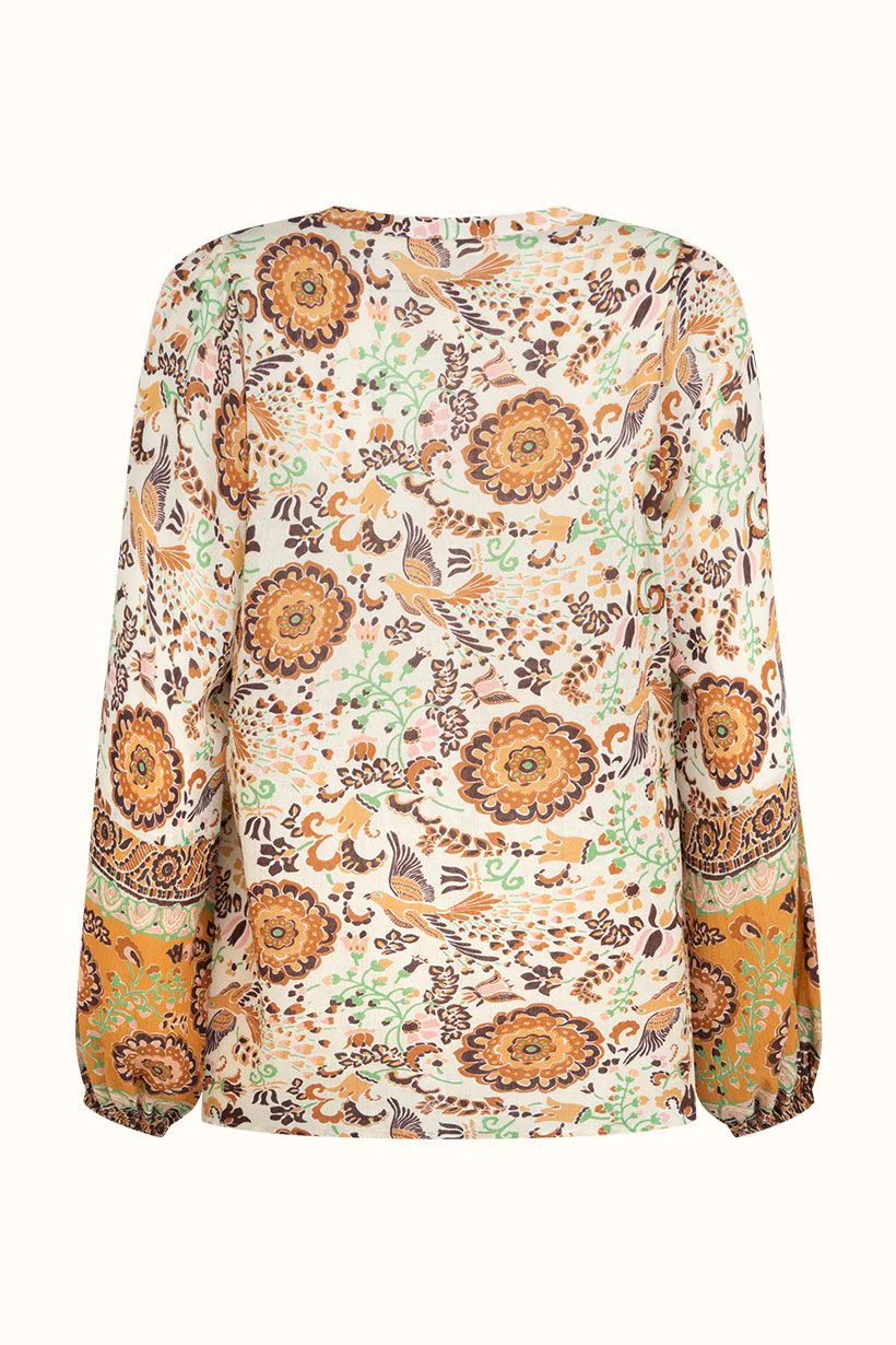 SPELL - SANNAH BLOUSE (GOLDEN OCHRE) - Image 8