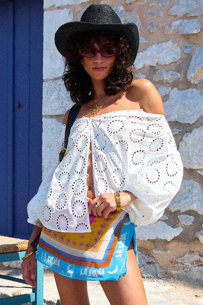 SPELL - YAYA LACE BLOUSE (ANTIQUE WHITE) - Image 2