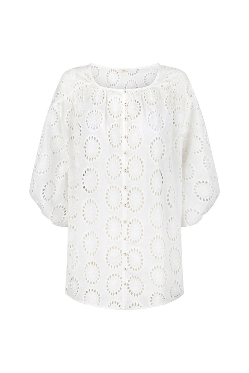 SPELL - YAYA LACE BLOUSE (ANTIQUE WHITE) - Image 5