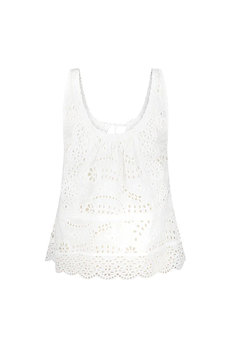 SPELL - YAYA LACE CAMI (ANTIQUE WHITE) - Image 14