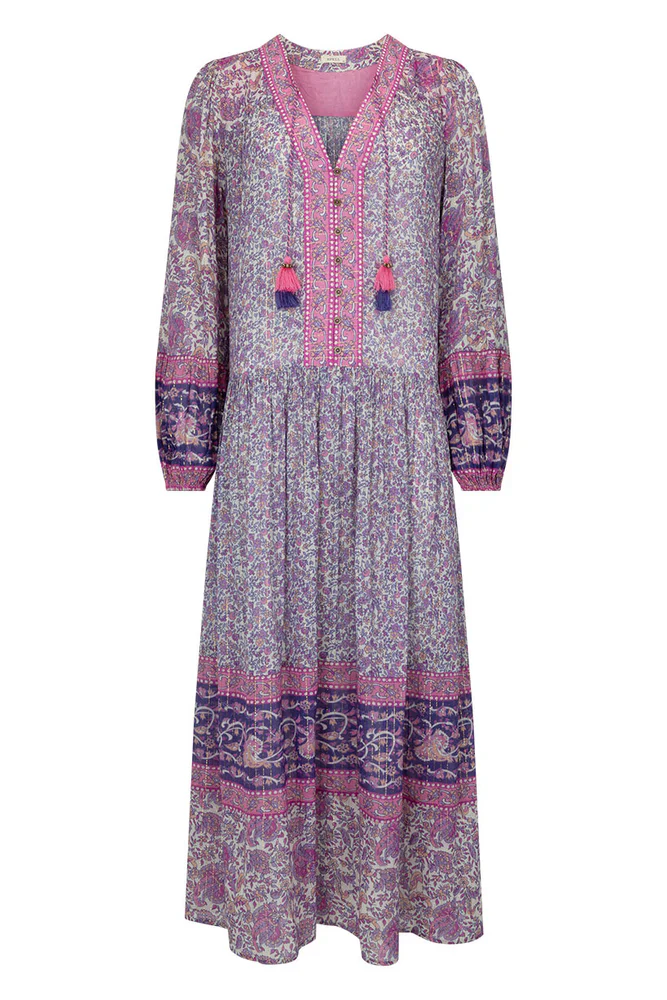 SPELL - LITTLE BIRD GOWN (BERRY)