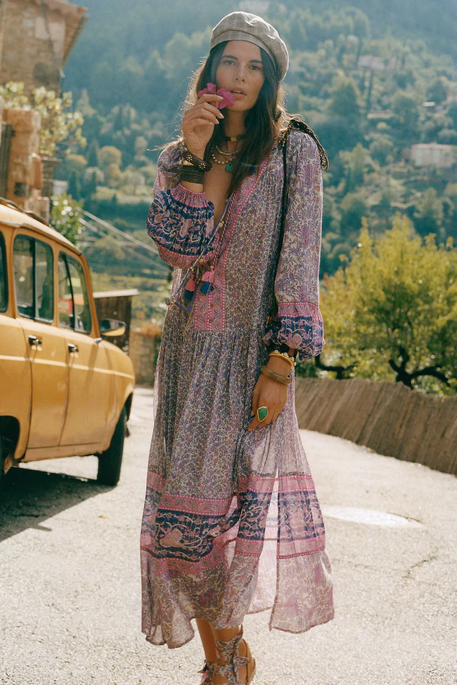 SPELL - LITTLE BIRD GOWN (BERRY) - Image 2