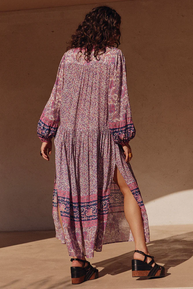 SPELL - LITTLE BIRD GOWN (BERRY) - Image 6