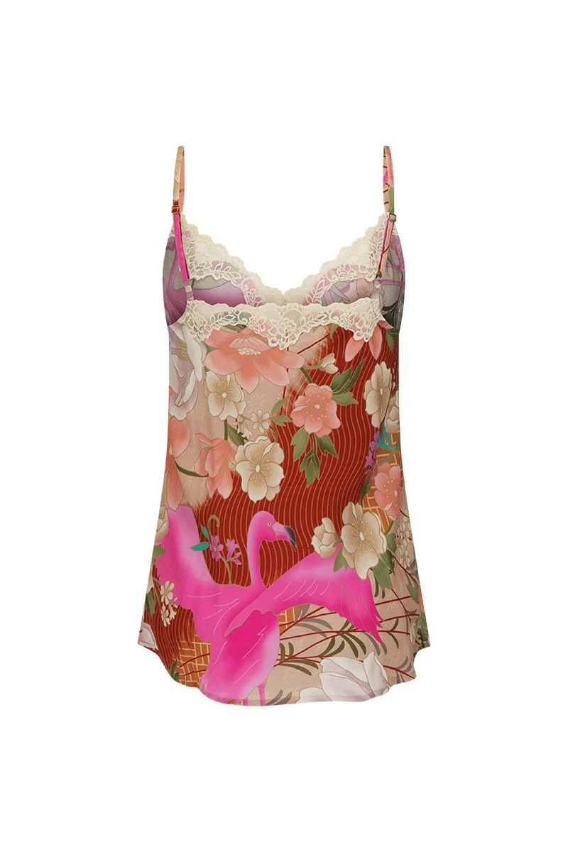 SPELL - FLORIDIAN LACE CAMI (CORAL) - Image 10