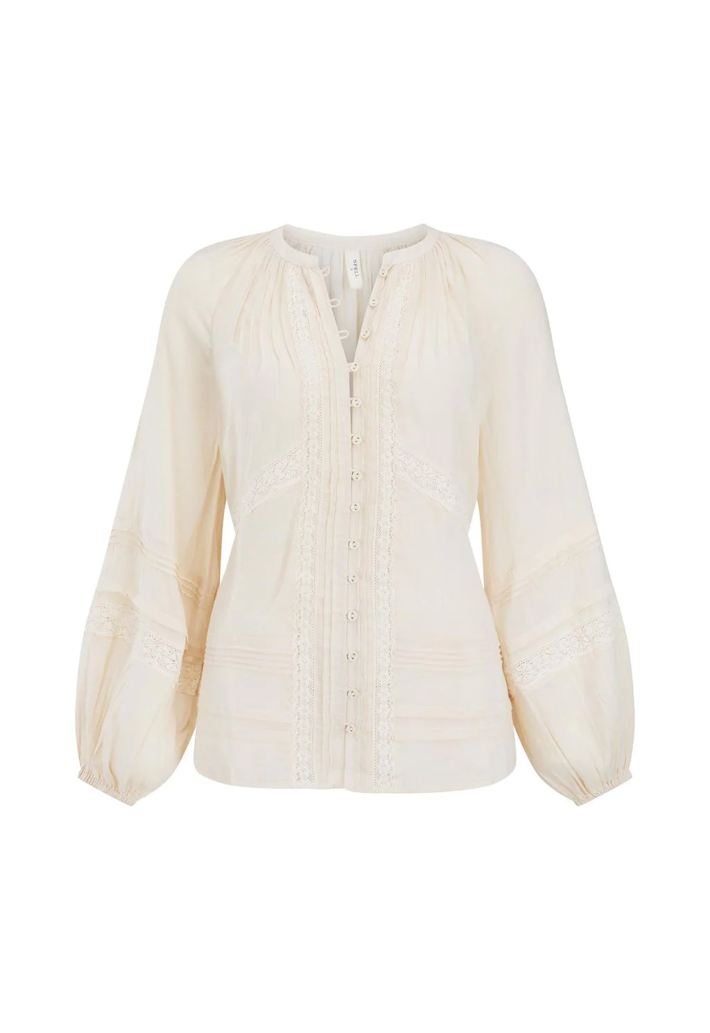 SPELL - HERA LACE BLOUSE (MACADAMIA)