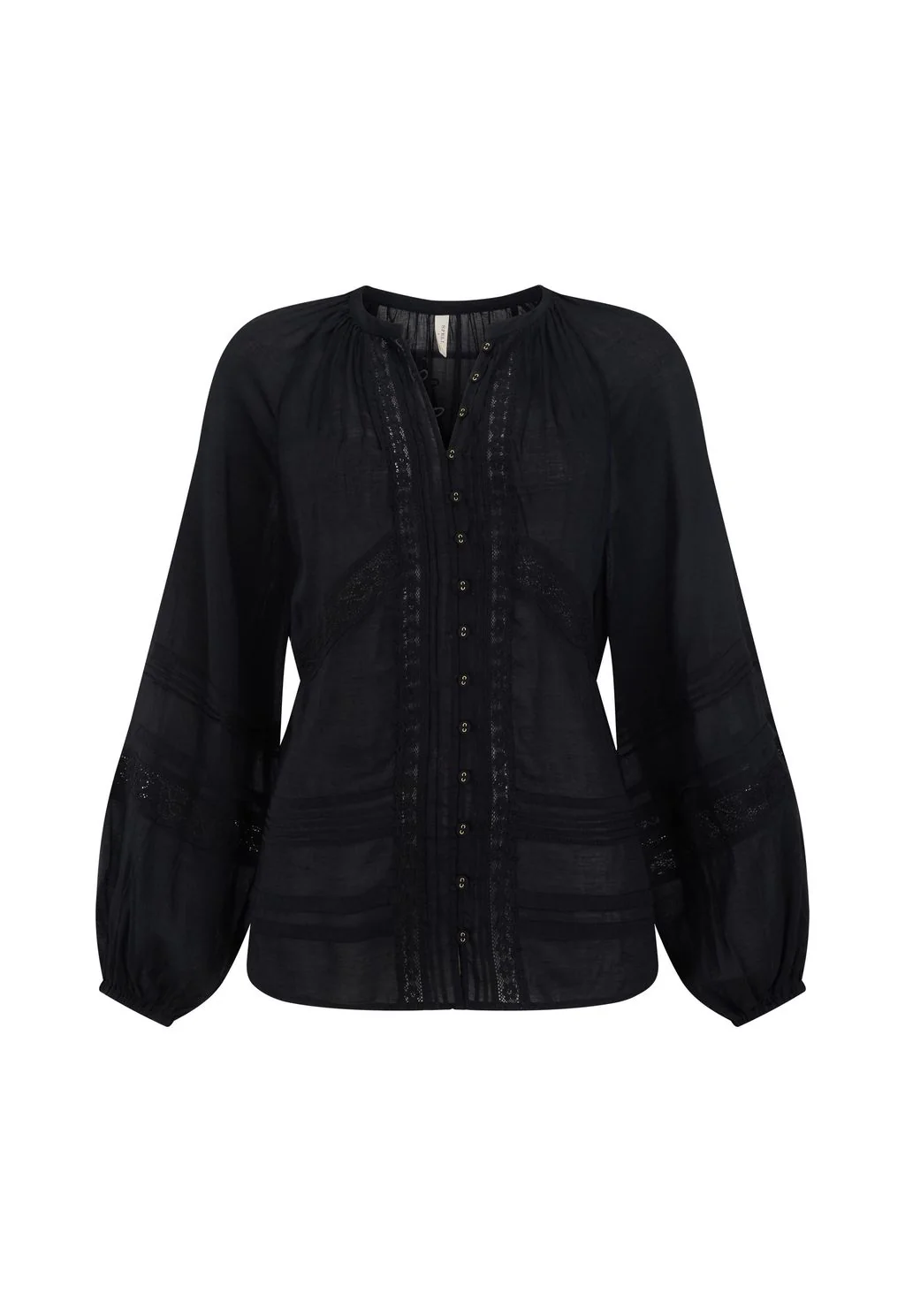SPELL - HERA LACE BLOUSE (VINTAGE BLACK) - Image 10
