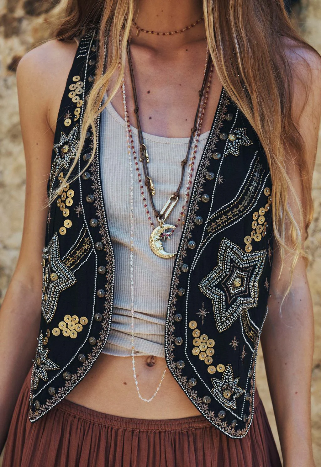 SPELL - NIGHT SKY VEST (MIDNIGHT) - Image 3