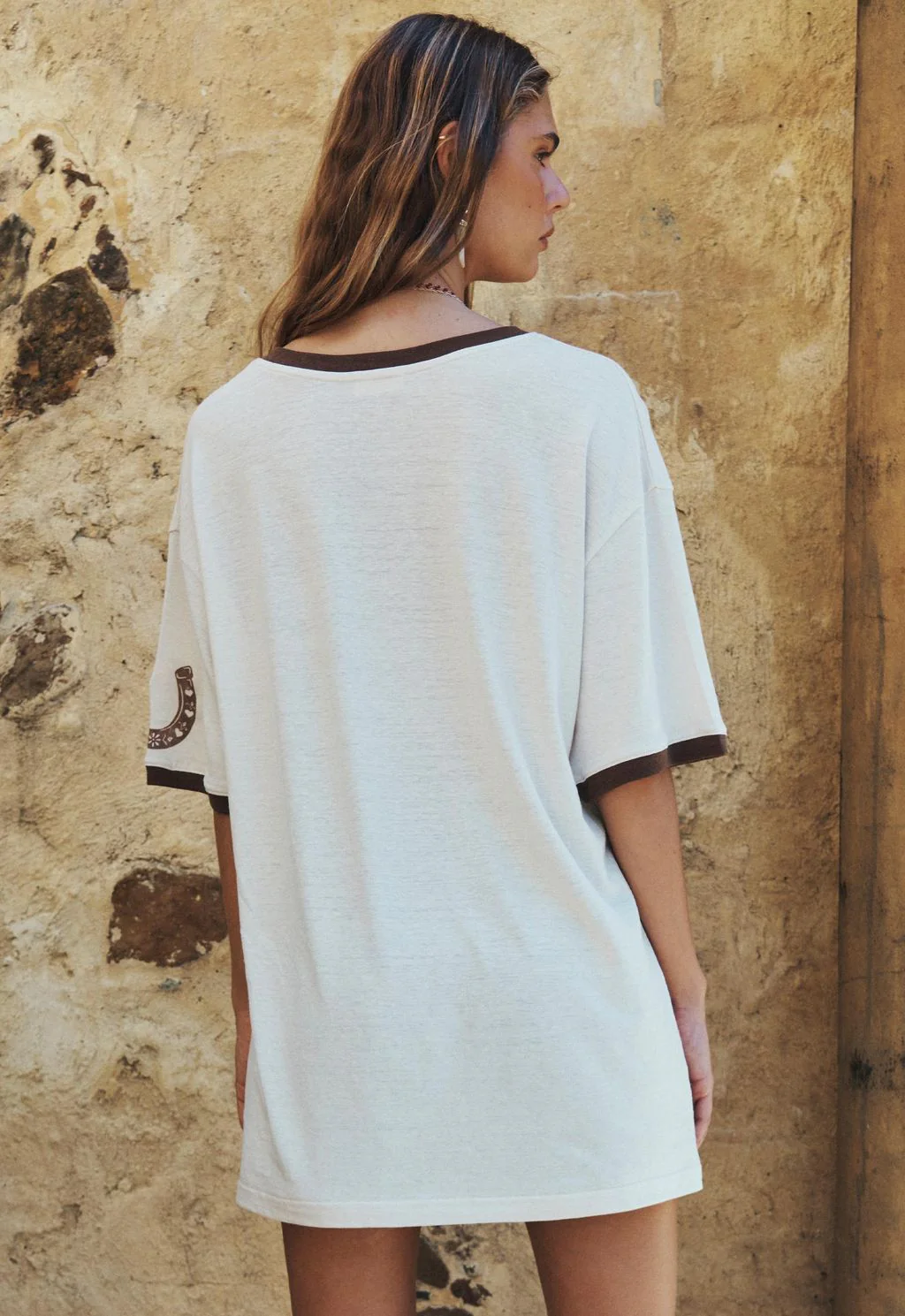 SPELL - TEXAS SWEETHEART OVERSIZED TEE (VINTAGE CREAM) - Image 3