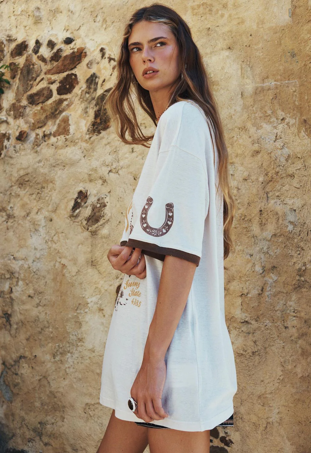 SPELL - TEXAS SWEETHEART OVERSIZED TEE (VINTAGE CREAM) - Image 4