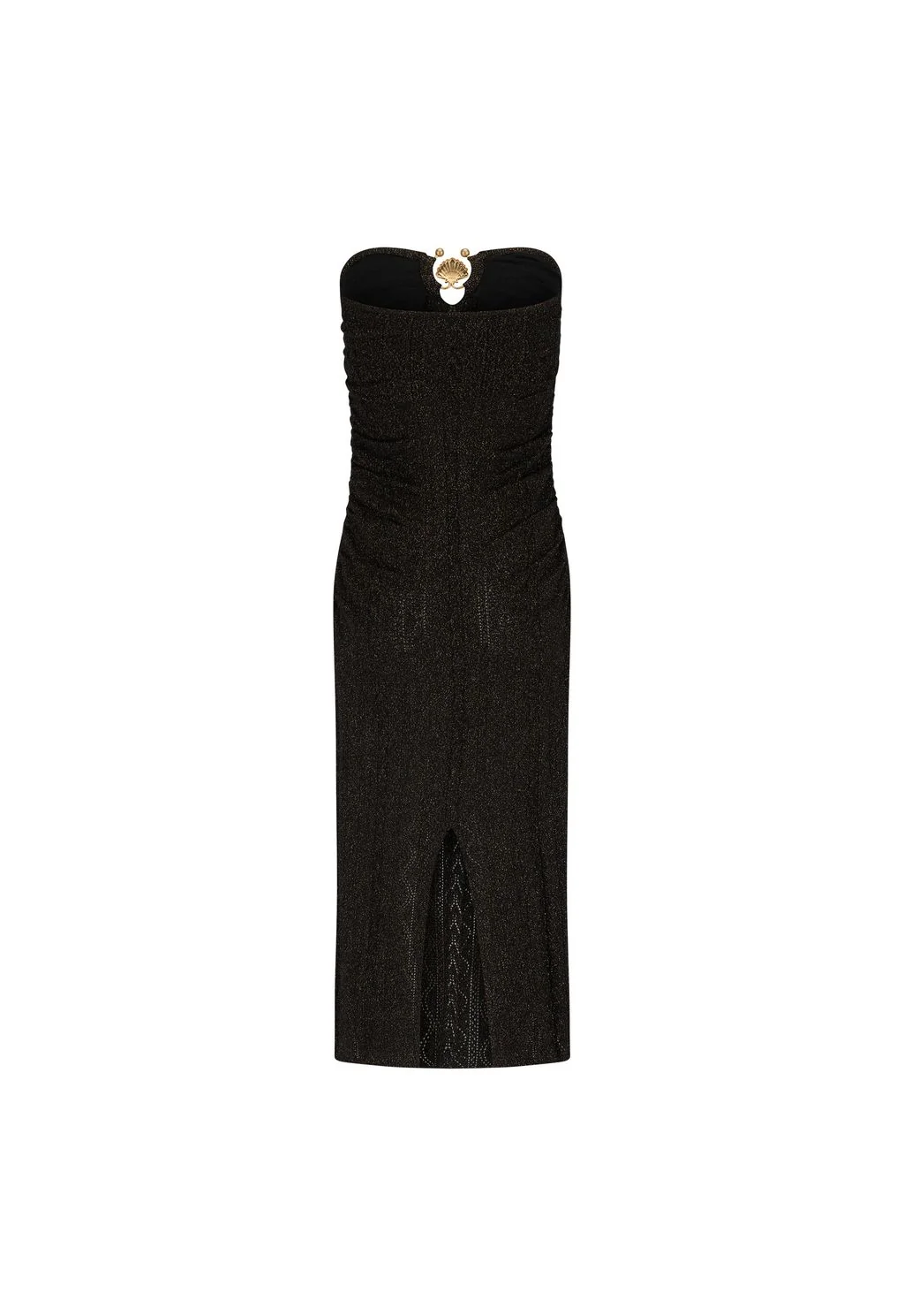 SPELL - THE MOSS KNIT MIDI DRESS (ONYX)