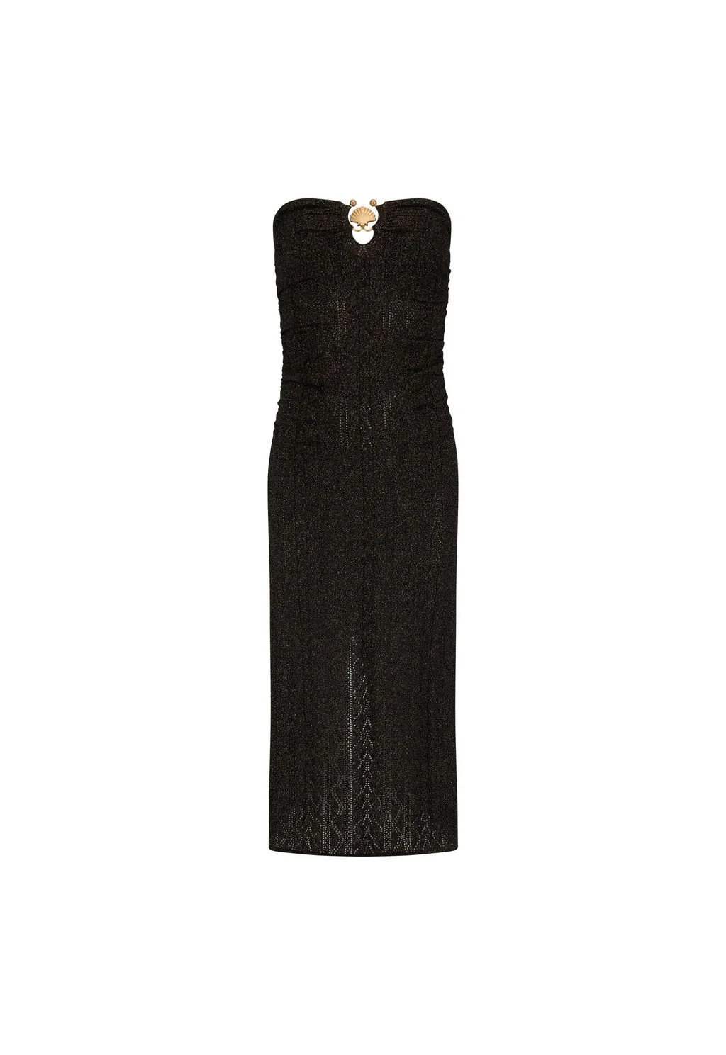 SPELL - THE MOSS KNIT MIDI DRESS (ONYX) - Image 8
