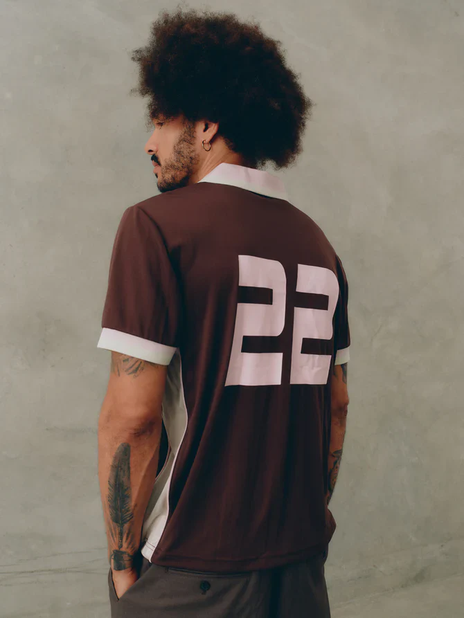 SSAINT - EMBLEM SOCCER JERSEY (ESPRESSO) - Image 5