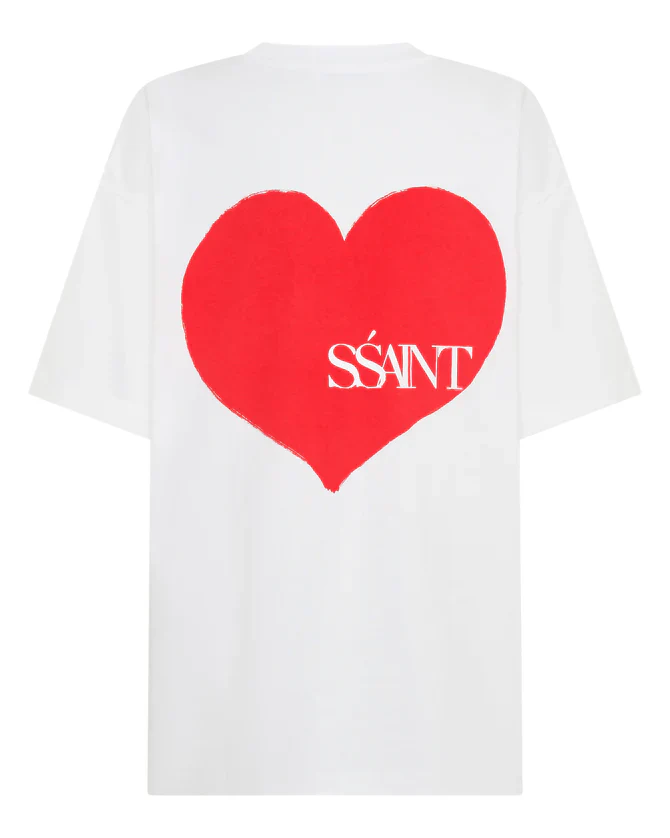 SSAINT - HEART TEE (RED) - Image 7