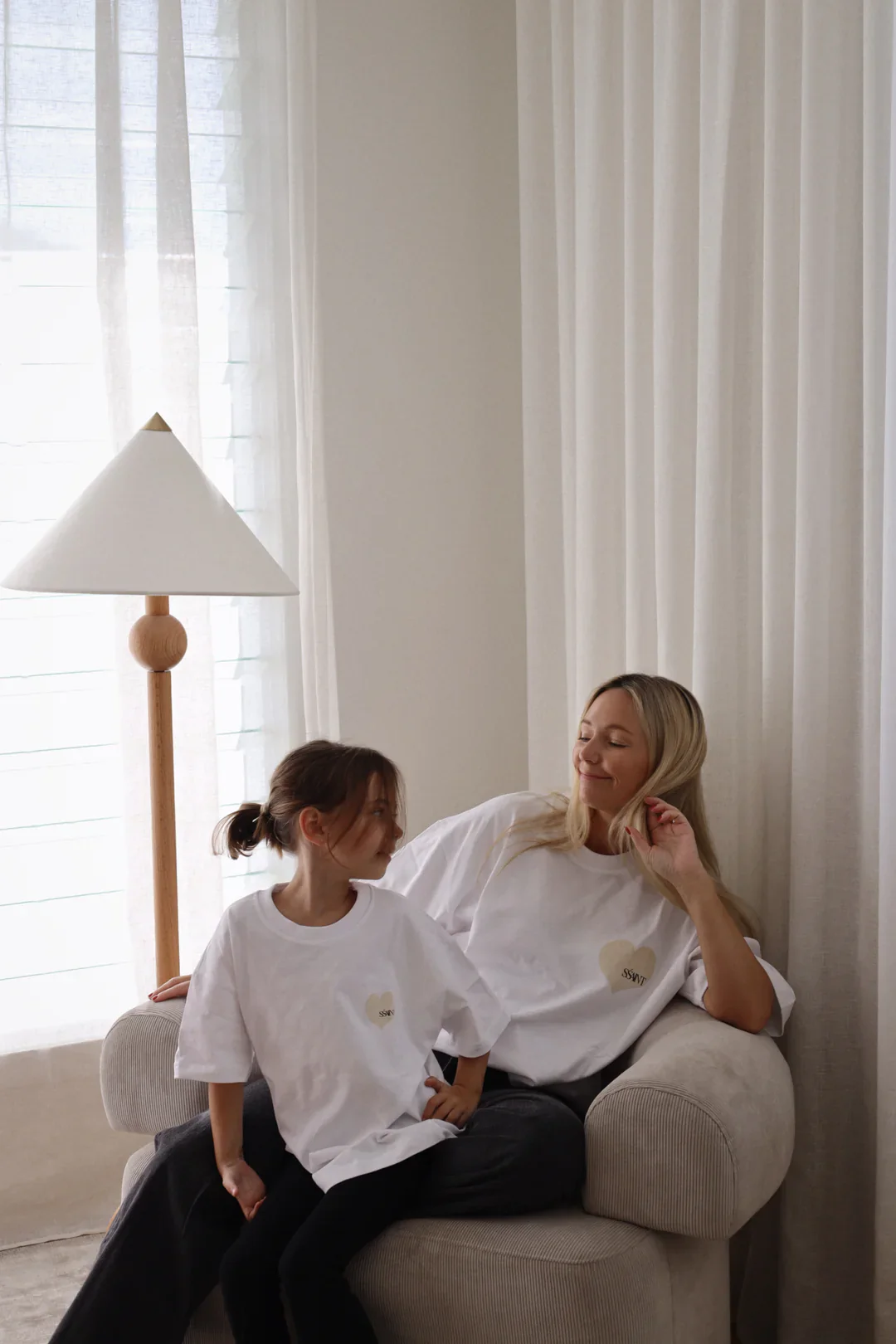 SSAINT - KIDS HEART TEE (CREAM) - Image 3