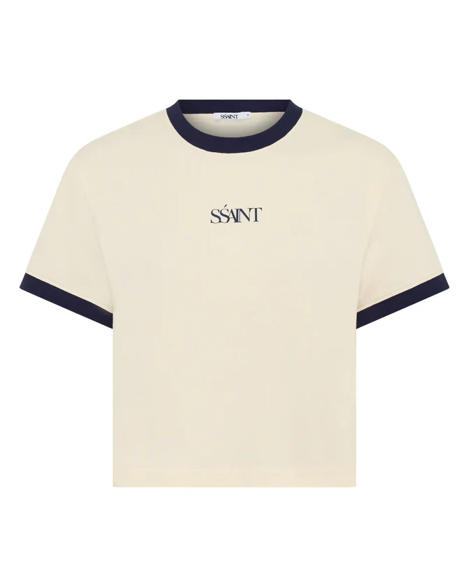 SSAINT - LOGO BABY TEE (CREAM) - Image 4