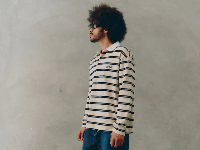 SSAINT - RYDER RUGBY POLO (CREAM)