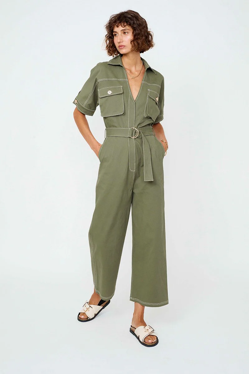 SUBOO - Bernie Jumpsuit (Olive) - Image 3