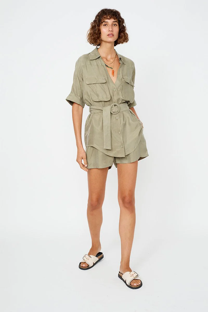 SUBOO - Georgia Shorts (Khaki) - Image 3