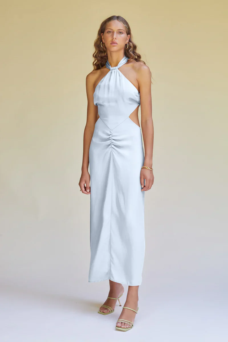 SUBOO - Kari Handerchief Dress (Pale Blue)