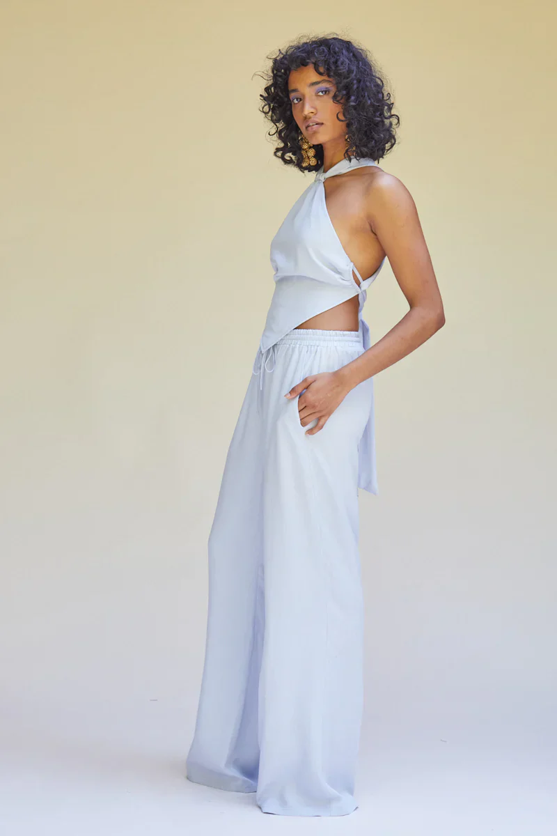 SUBOO - Kari Handkerchief Top (Pale Blue) - Image 3