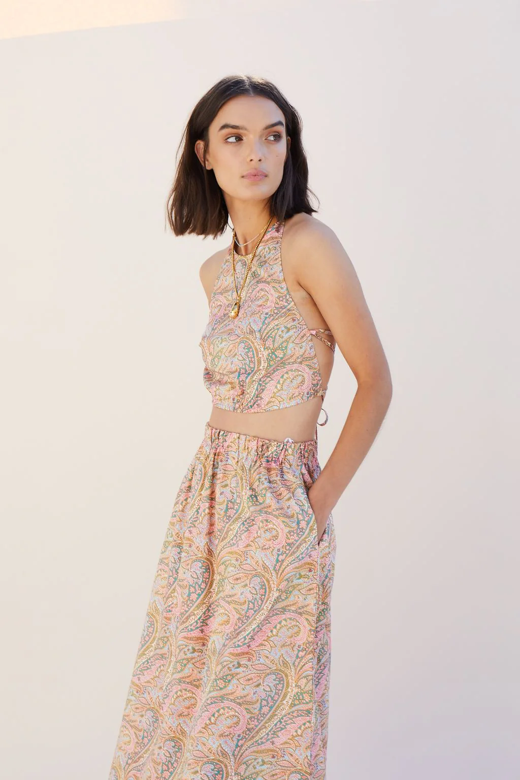 SUBOO - Lennon Sleeveless Top (Paisley) - Image 3