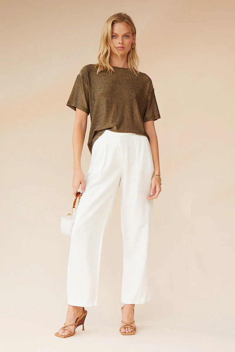 SUBOO - Marlo Tailored Pants (Ivory) FINAL SALE