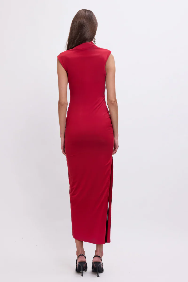 SUBOO - PHOEBE MAXI DRESS (RED) - Image 2