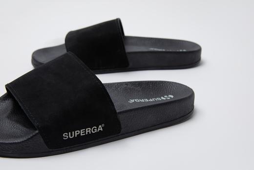 SUPERGA - 1908 Slides Buttersoft (Black) - Image 4