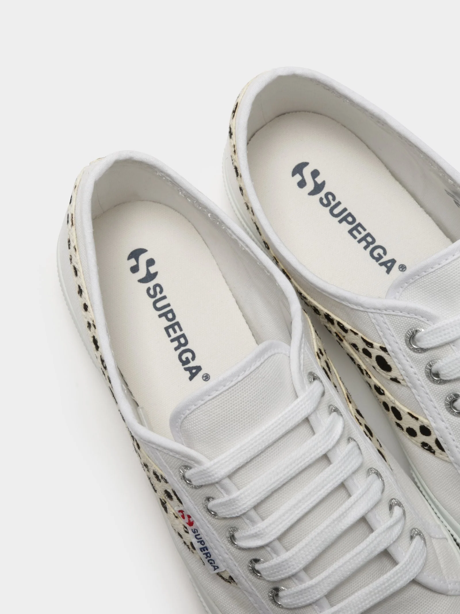 SUPERGA - Cotu Swallow Tail Calf Hair Sneakers 2953 (White Dalmatian) - Image 4