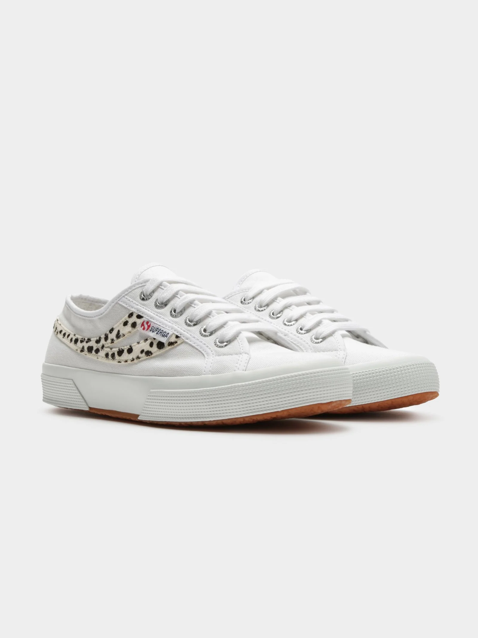 SUPERGA - Cotu Swallow Tail Calf Hair Sneakers 2953 (White Dalmatian) - Image 5