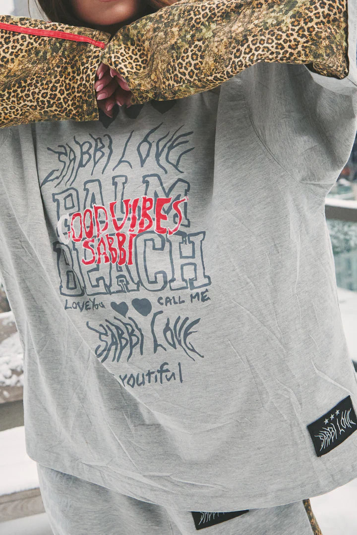 SABBI - THE BE HAPPY LEOPARD LONG SLEEVE TEE 3 - Image 4