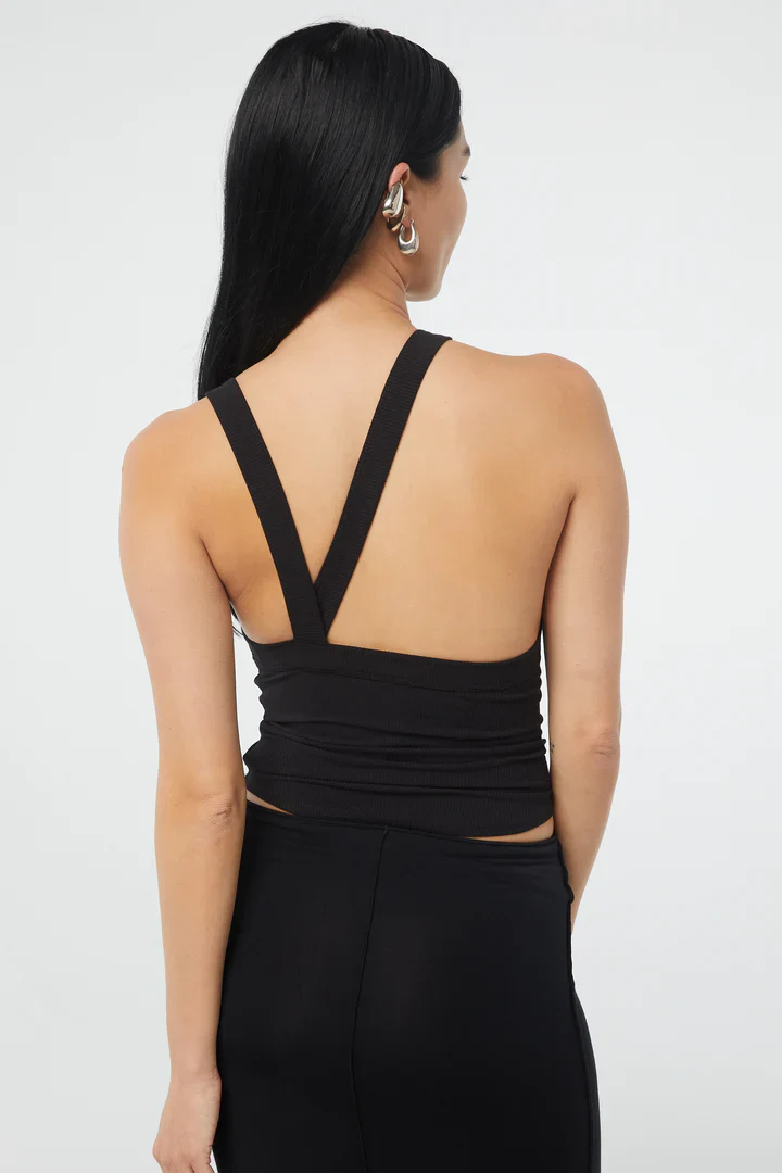 THE LINE BY K - Ximeno Tank (Black) - Image 2