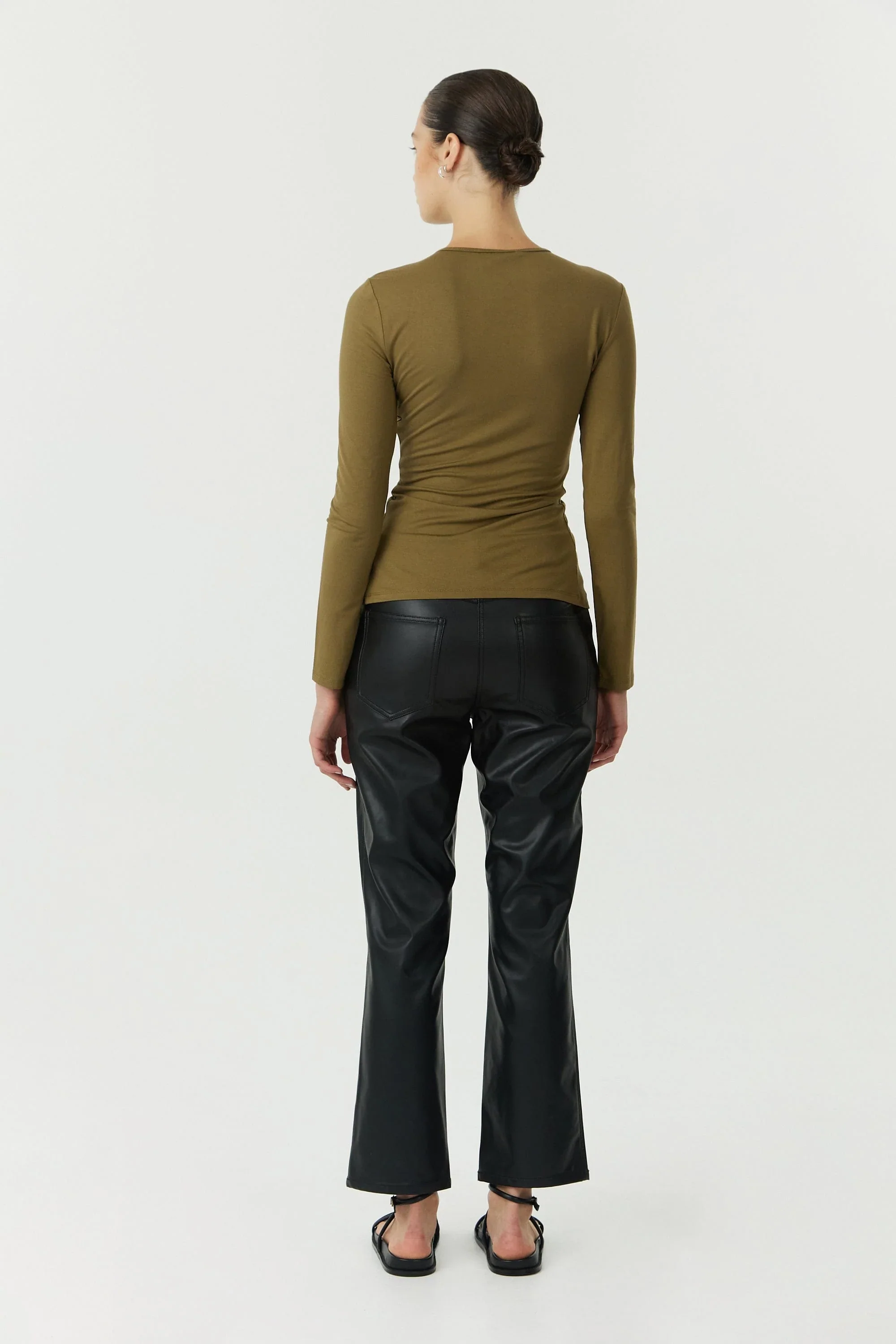 THIRD FORM - HIDDEN GEM LONG SEEVE TOP (MOSS) - Image 5