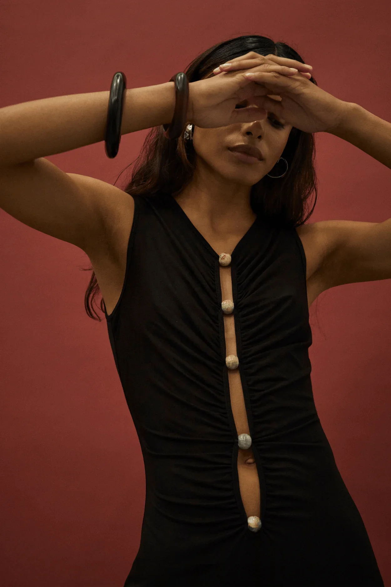 THIRD FORM - HIDDEN GEM TANK MAXI DRESS (BLACK) - Image 2