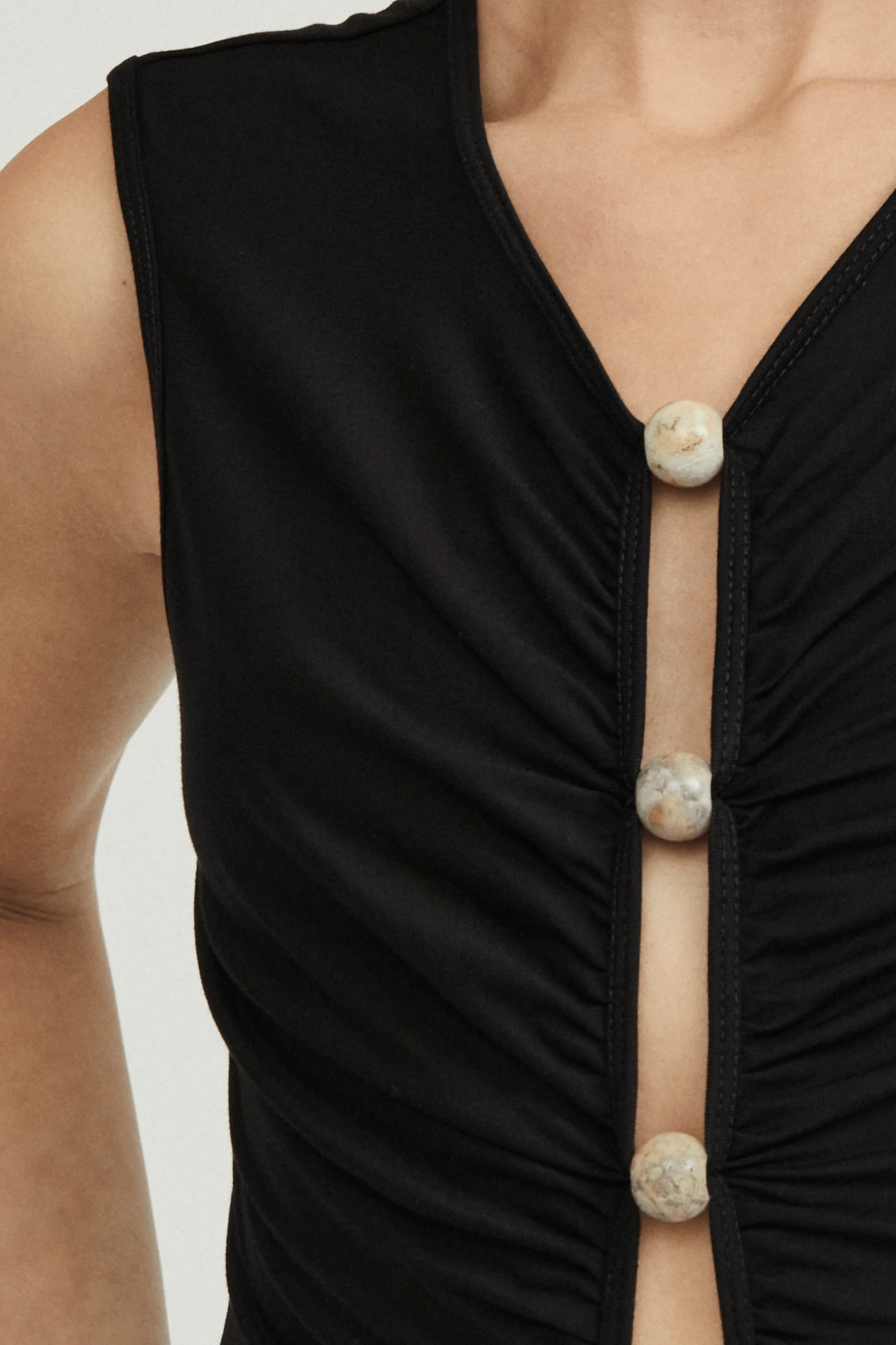 THIRD FORM - HIDDEN GEM TANK MAXI DRESS (BLACK) - Image 3
