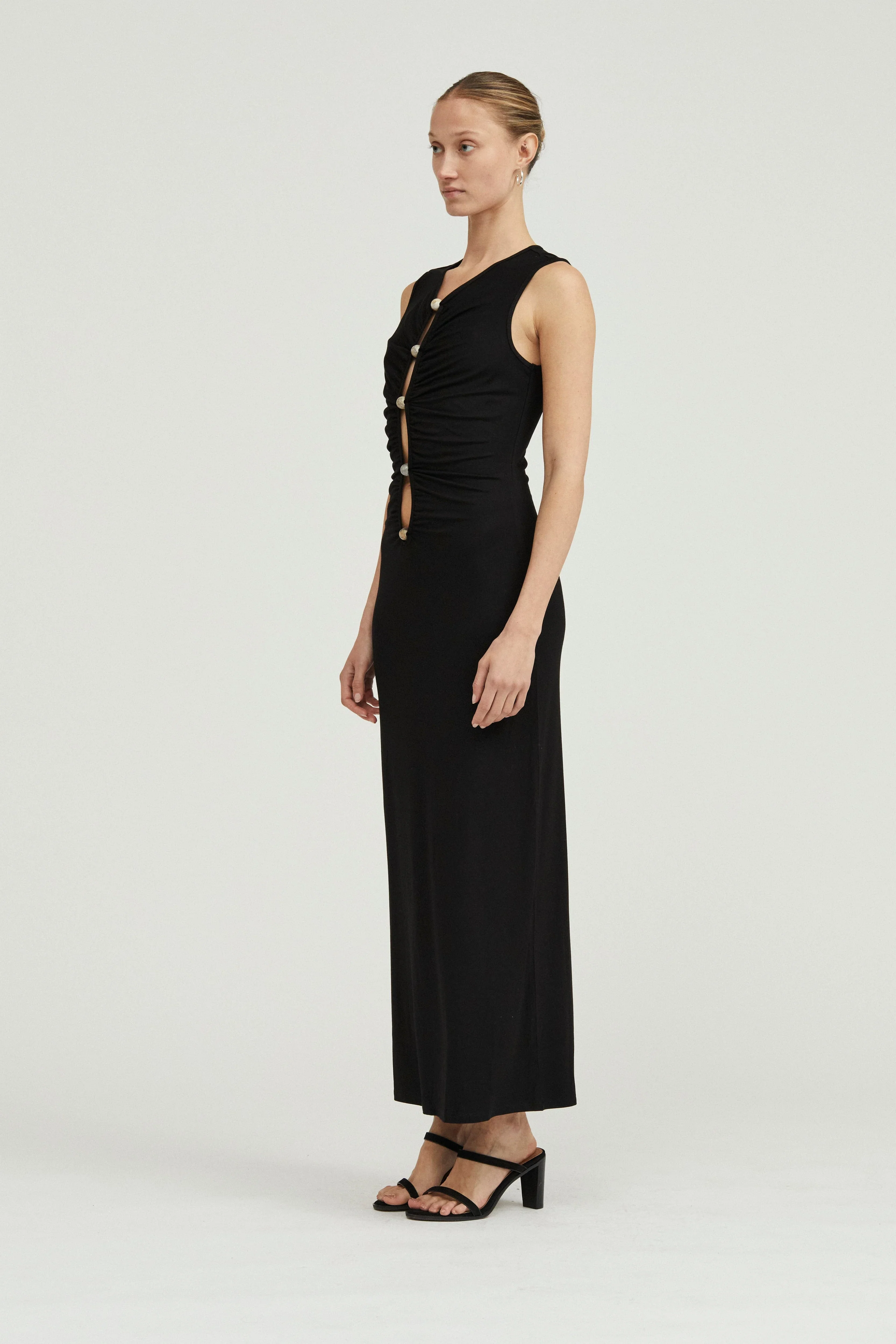 THIRD FORM - HIDDEN GEM TANK MAXI DRESS (BLACK) - Image 5