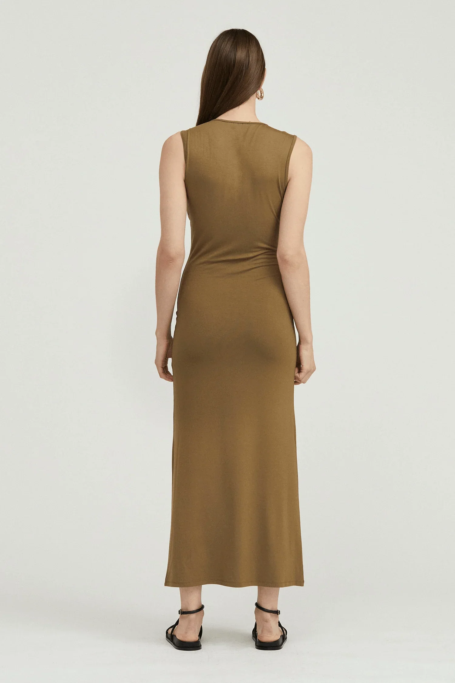 THIRD FORM - HIDDEN GEM TANK MAXI DRESS (MOSS) - Image 5