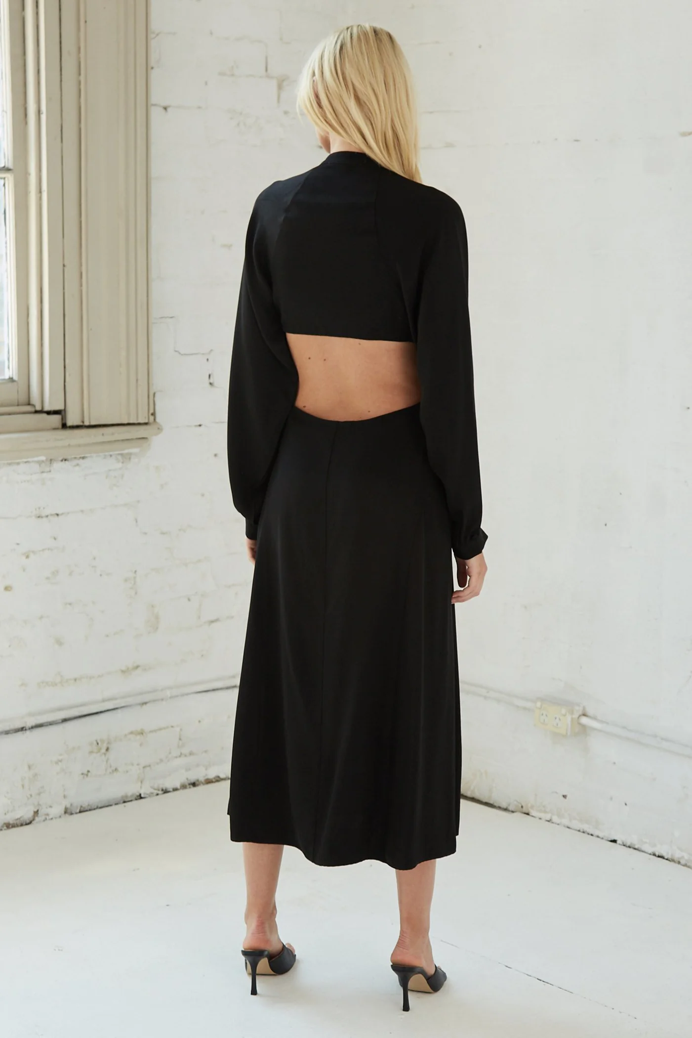 Third Form - Linger On Maxi Dress (Black) FINAL SALE - Image 3