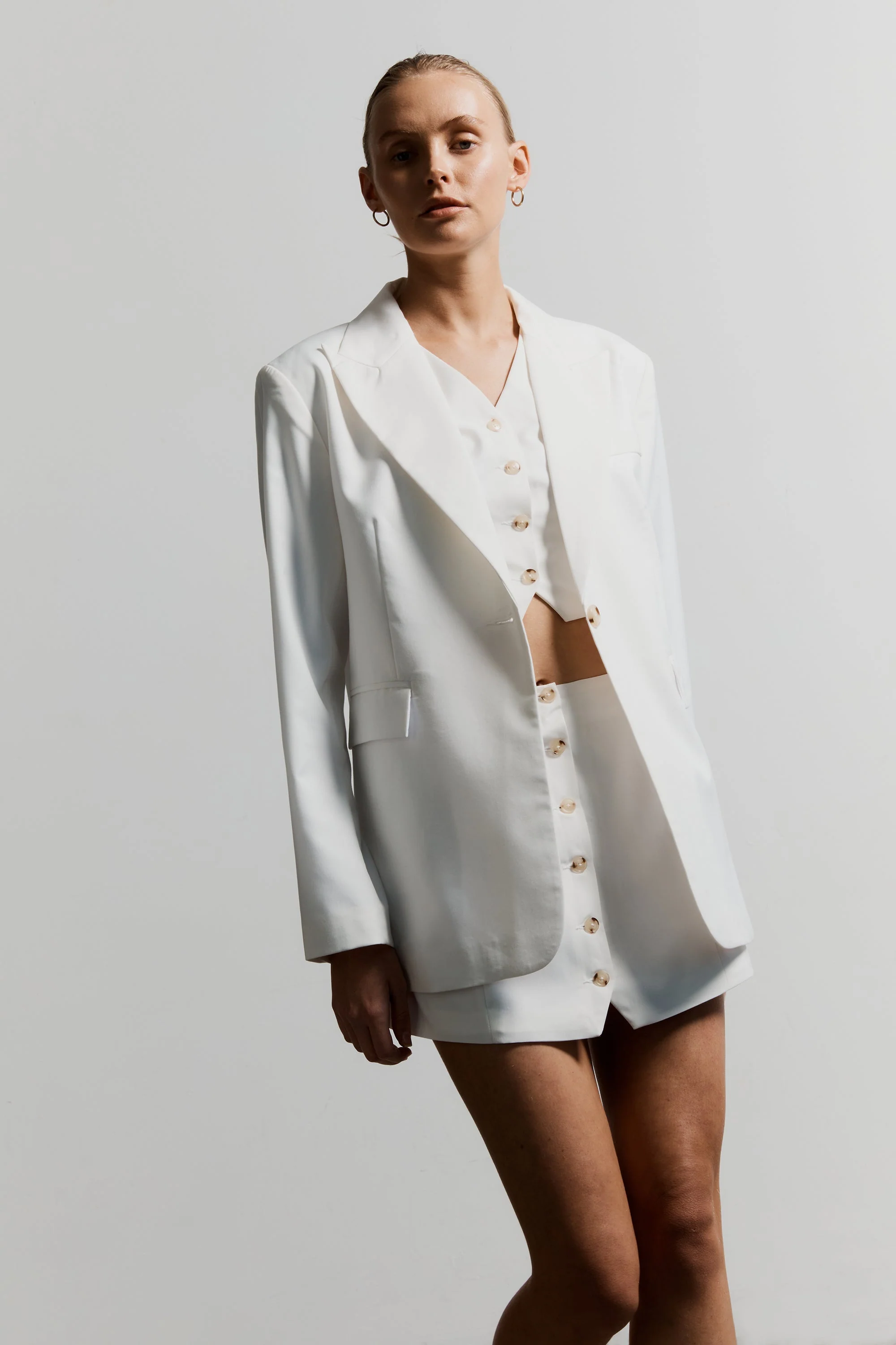 THIRD FORM - Power Player Waistcoat (Cream) FINAL SALE - Image 5