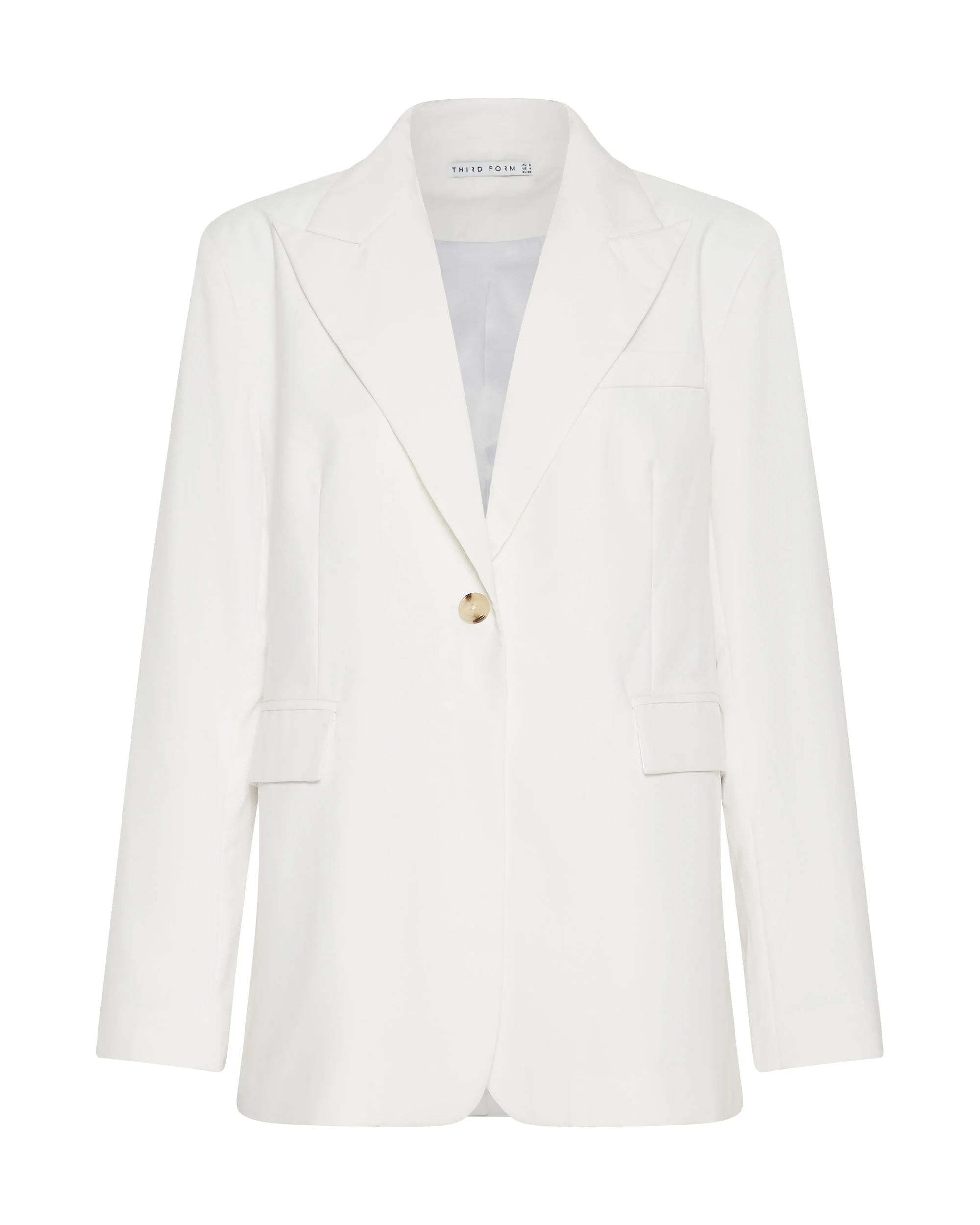 THIRD FORM - Power Player Men's Blazer (Cream) - Image 5