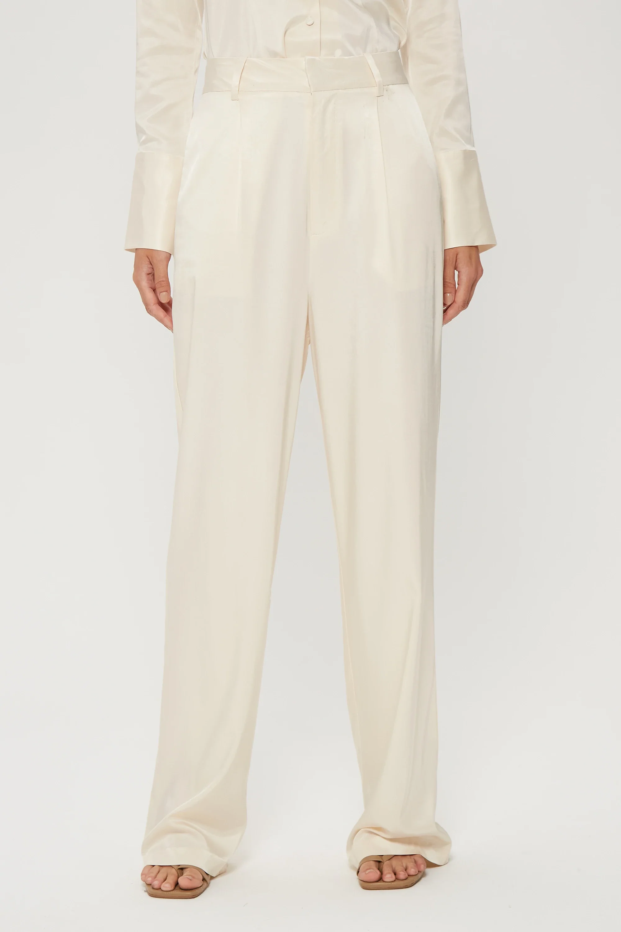 THIRD FORM - Under Current Tailored Trouser (Cream) - Image 4