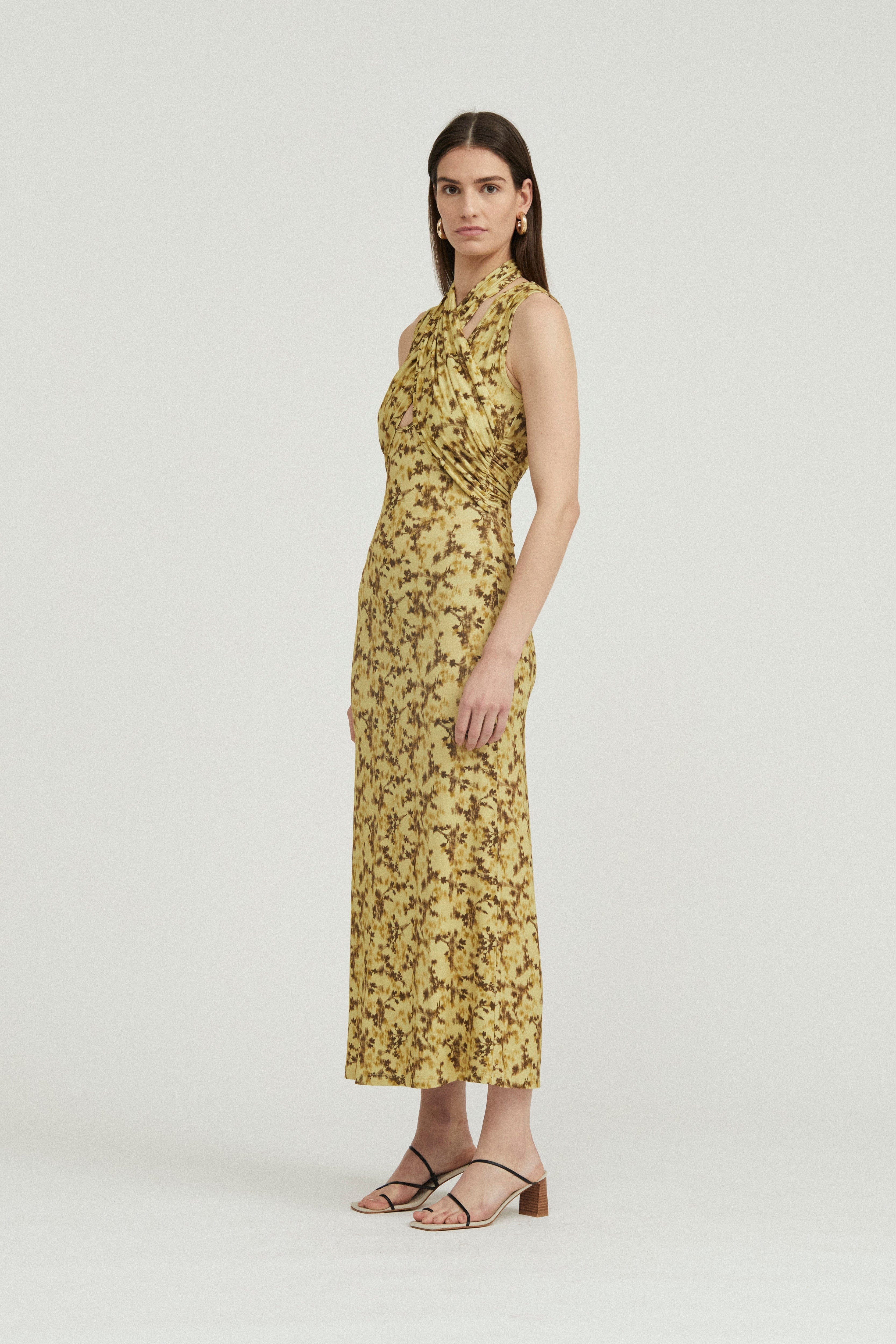THIRD FORM - WISTERIA WRAP NECK TANK DRESS (WISTERIA) - Image 4