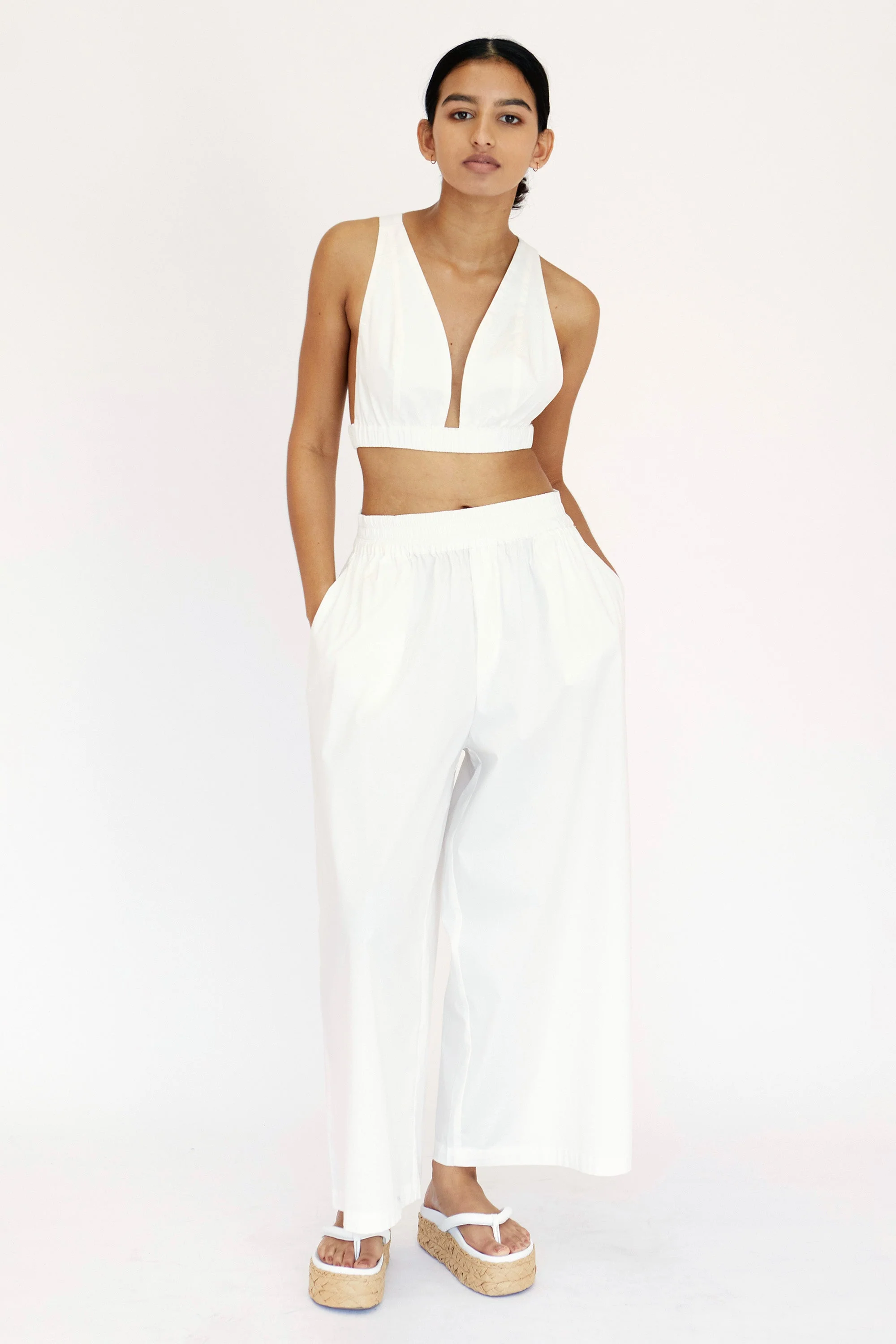 THIRD FORM - Wonderer Relaxed Trouser (White) - Image 2