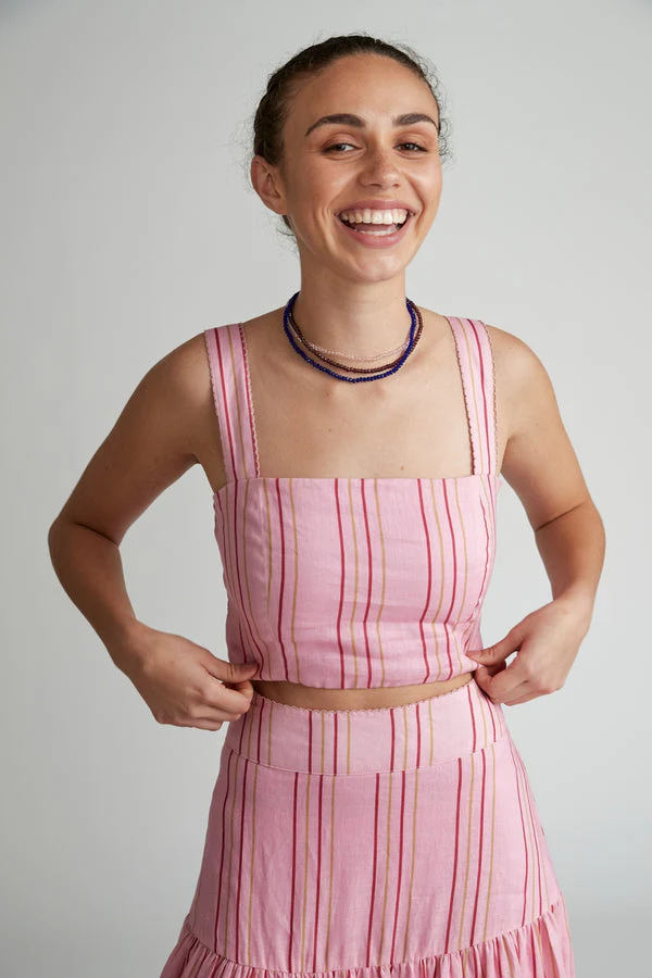 VERSIFY - Gigi Stripe Top