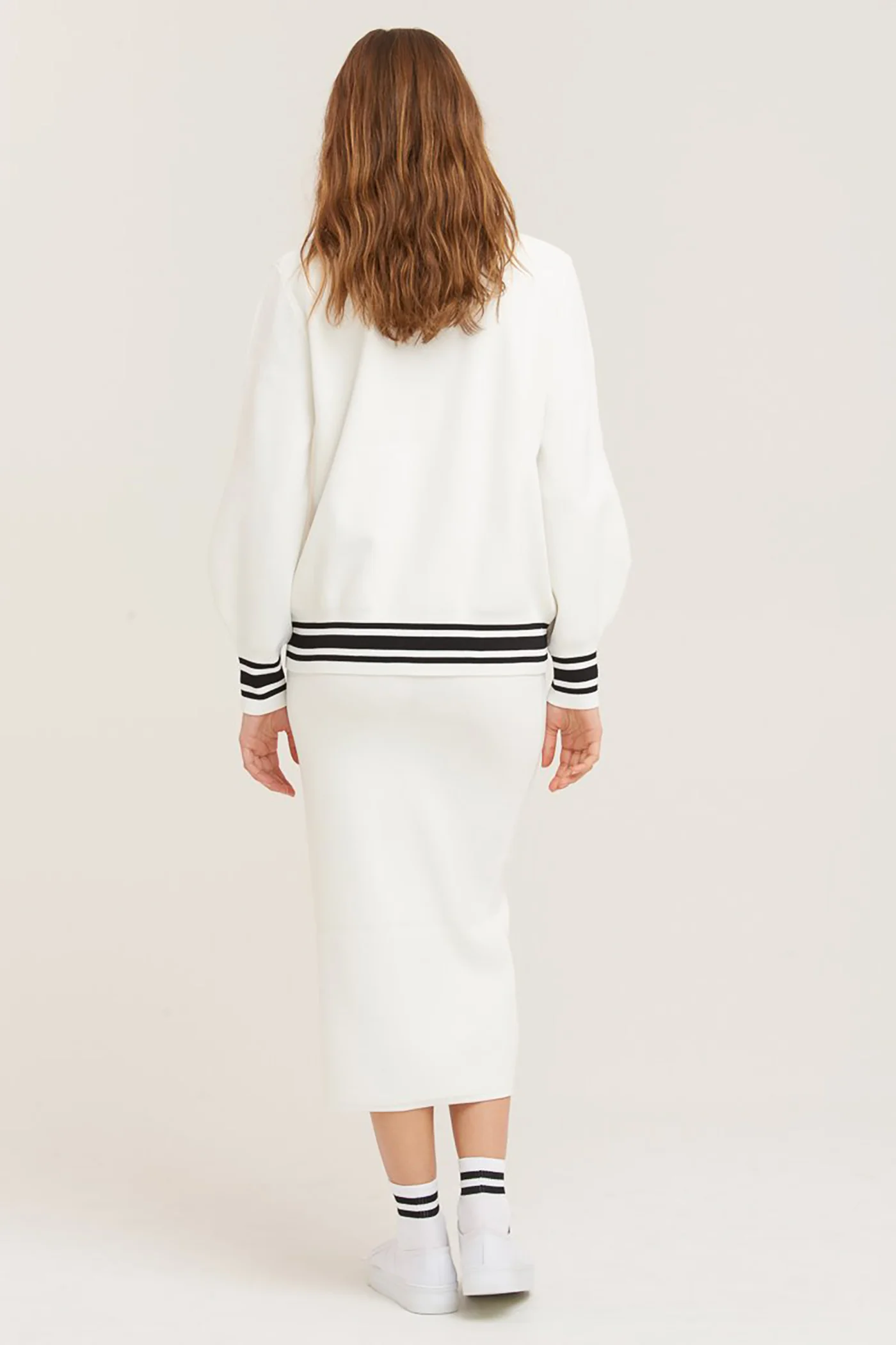 Vestire: Sure Thing Sweater (White) - Image 4